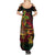Custom Vanuatu 45th Independence Anniversary Family Matching Summer Maxi Dress and Hawaiian Shirt Flower Melanesian Namele Turtle - Polynesian Pride