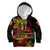 Custom Vanuatu 45th Independence Anniversary Kid Hoodie Flower Melanesian Namele Turtle - Polynesian Pride