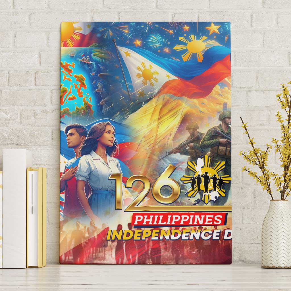 The Philippines 126th Independence Anniversary Canvas Wall Art Art Style DT02 Without Frame Art - Polynesian Pride