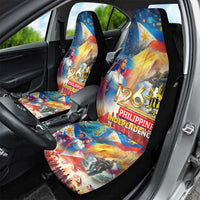 The Philippines 126th Independence Anniversary Car Seat Cover Art Style - Polynesian Pride