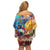 Custom The Philippines 126th Independence Anniversary Family Matching Off Shoulder Short Dress and Hawaiian Shirt Art Style - Polynesian Pride