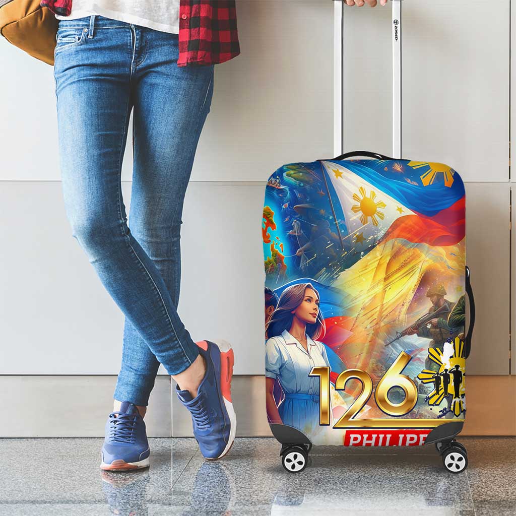 The Philippines 126th Independence Anniversary Luggage Cover Art Style - Polynesian Pride