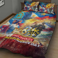 The Philippines 126th Independence Anniversary Quilt Bed Set Art Style - Polynesian Pride