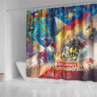 The Philippines 126th Independence Anniversary Shower Curtain Art Style - Polynesian Pride