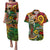 Personalized Vanuatu 45th Independence Anniversary Couples Matching Puletasi and Hawaiian Shirt Melanesian Pattern Reggae - Polynesian Pride