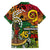 Personalized Vanuatu 45th Independence Anniversary Family Matching Summer Maxi Dress and Hawaiian Shirt Melanesian Pattern Reggae - Polynesian Pride