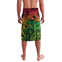 Personalized Vanuatu 45th Independence Anniversary Lavalava Melanesian Pattern Reggae - Polynesian Pride