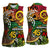 Personalized Vanuatu 45th Independence Anniversary Women Sleeveless Polo Shirt Melanesian Pattern Reggae - Polynesian Pride