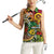 Personalized Vanuatu 45th Independence Anniversary Women Sleeveless Polo Shirt Melanesian Pattern Reggae - Polynesian Pride