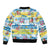 Surfing Christmas Bomber Jacket Tropical Santa Let's Go Surfing DT02 - Polynesian Pride