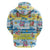 Surfing Christmas Hoodie Tropical Santa Let's Go Surfing DT02 - Polynesian Pride