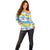 Surfing Christmas Off Shoulder Sweater Tropical Santa Let's Go Surfing DT02 - Polynesian Pride