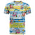 Surfing Christmas T Shirt Tropical Santa Let's Go Surfing DT02 Art - Polynesian Pride