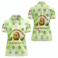 Kiwi Cannibalism Women Polo Shirt New Zealand Kiwi Cute Bird Funny