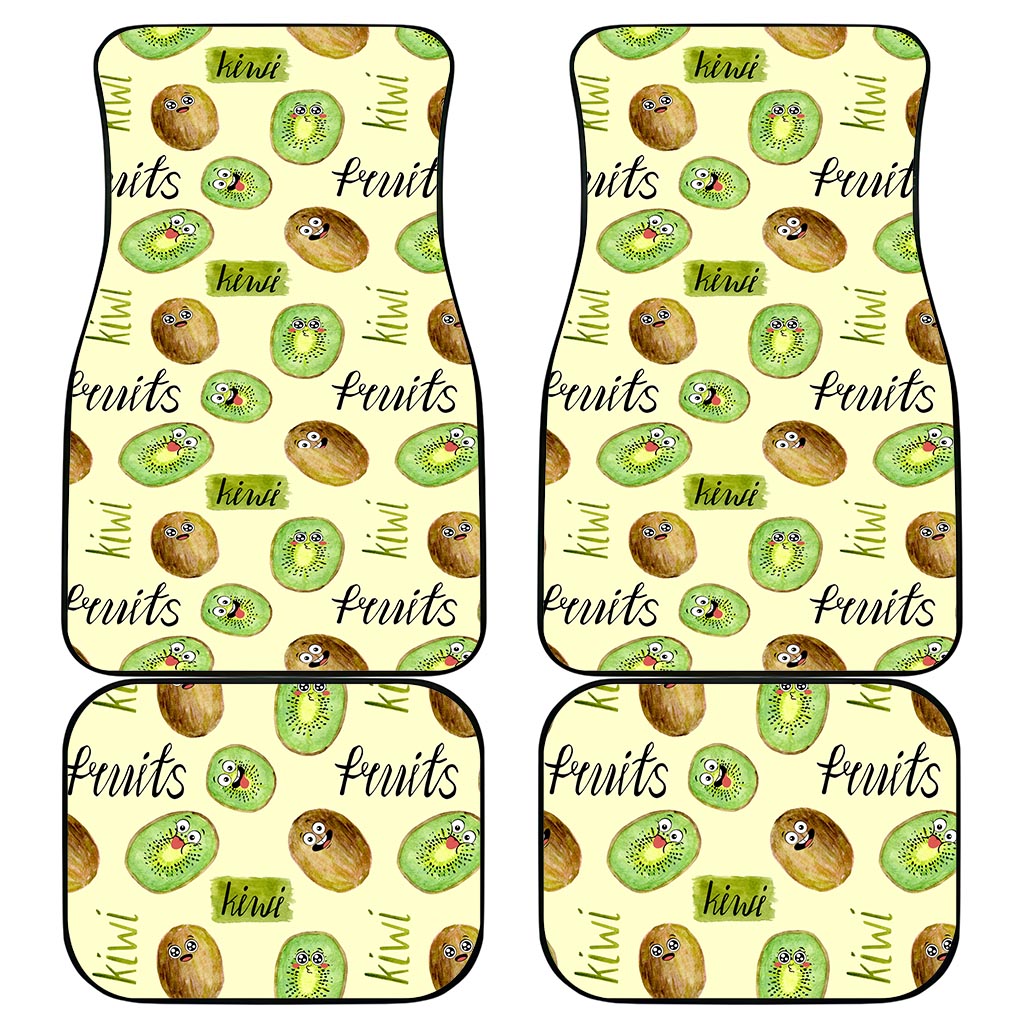 Kiwi Cute Humorous Car Mats New Zealand Fruit