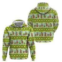 New Zealand Kiwi Fruit Witty Kiwi Bird Hoodie