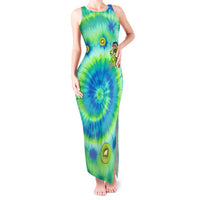 Just a Girl Who Loves Kiwis Tank Maxi Dress New Zealand Tie Dye