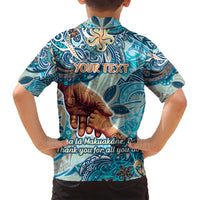 Hand In Hand Father's Day Polynesian Family Matching Summer Maxi Dress and Hawaiian Shirt Tribal Flower Pattern DT02 - Polynesian Pride