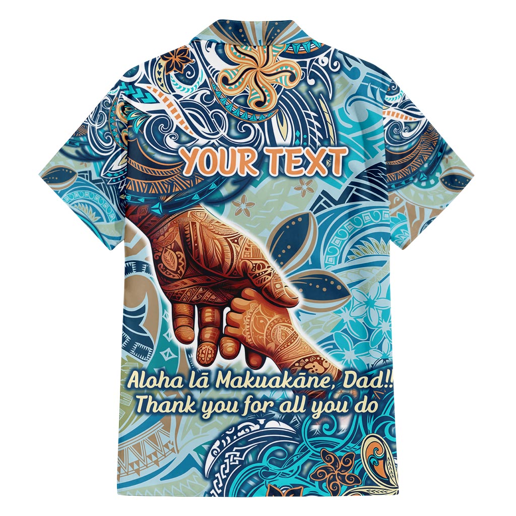 Hand In Hand Father's Day Polynesian Family Matching Summer Maxi Dress and Hawaiian Shirt Tribal Flower Pattern DT02 - Polynesian Pride