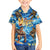 Hawaii Father's Day Family Matching Off Shoulder Maxi Dress and Hawaiian Shirt The Surfing Dad Polynesian Tattoo