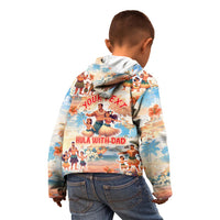 Hawaii Father's Day Kid Hoodie Hula With Dad DT02 - Polynesian Pride