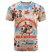 Hawaii Father's Day T Shirt Hula With Dad DT02 Art - Polynesian Pride