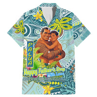 Palau Father's Day Polynesia Family Matching Mermaid Dress and Hawaiian Shirt Dad and Son