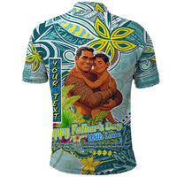 Palau Father's Day Polynesia Polo Shirt Dad and Son