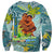 Palau Father's Day Polynesia Sweatshirt Dad and Son