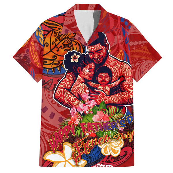 Polynesian Pride Father Day French Polynesia Long Sleeve Shirt I Love You Dad LT14 main image 1