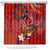 Happy Father's Day French Polynesia Shower Curtain Family Turtle Hibiscus