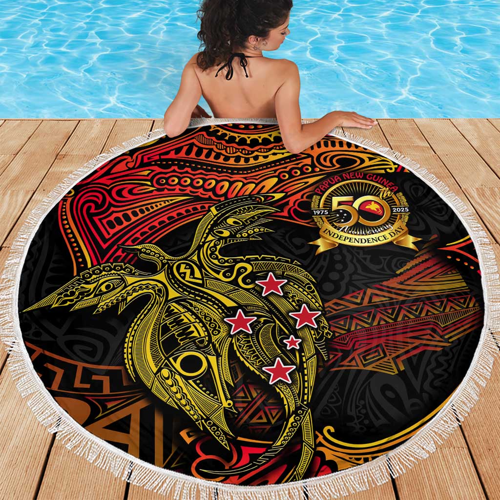 Papua New Guinea 50th Independence Day Beach Blanket Culture Spirit and Sovereignty