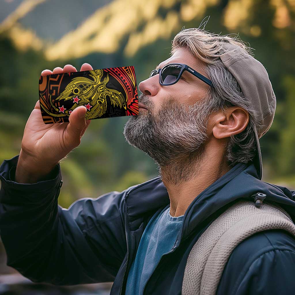 Papua New Guinea 50th Independence Day 4 in 1 Can Cooler Tumbler Culture Spirit and Sovereignty