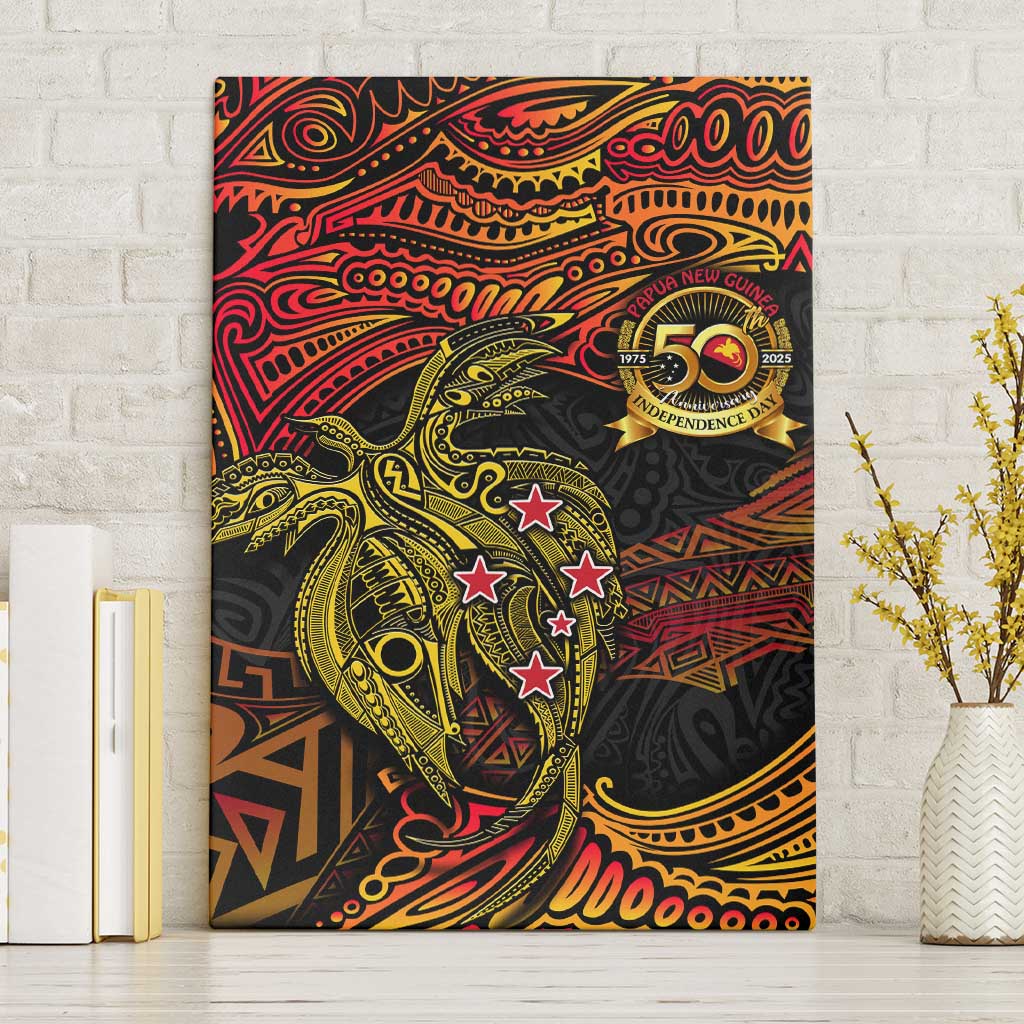 Papua New Guinea 50th Independence Day Canvas Wall Art Culture Spirit and Sovereignty