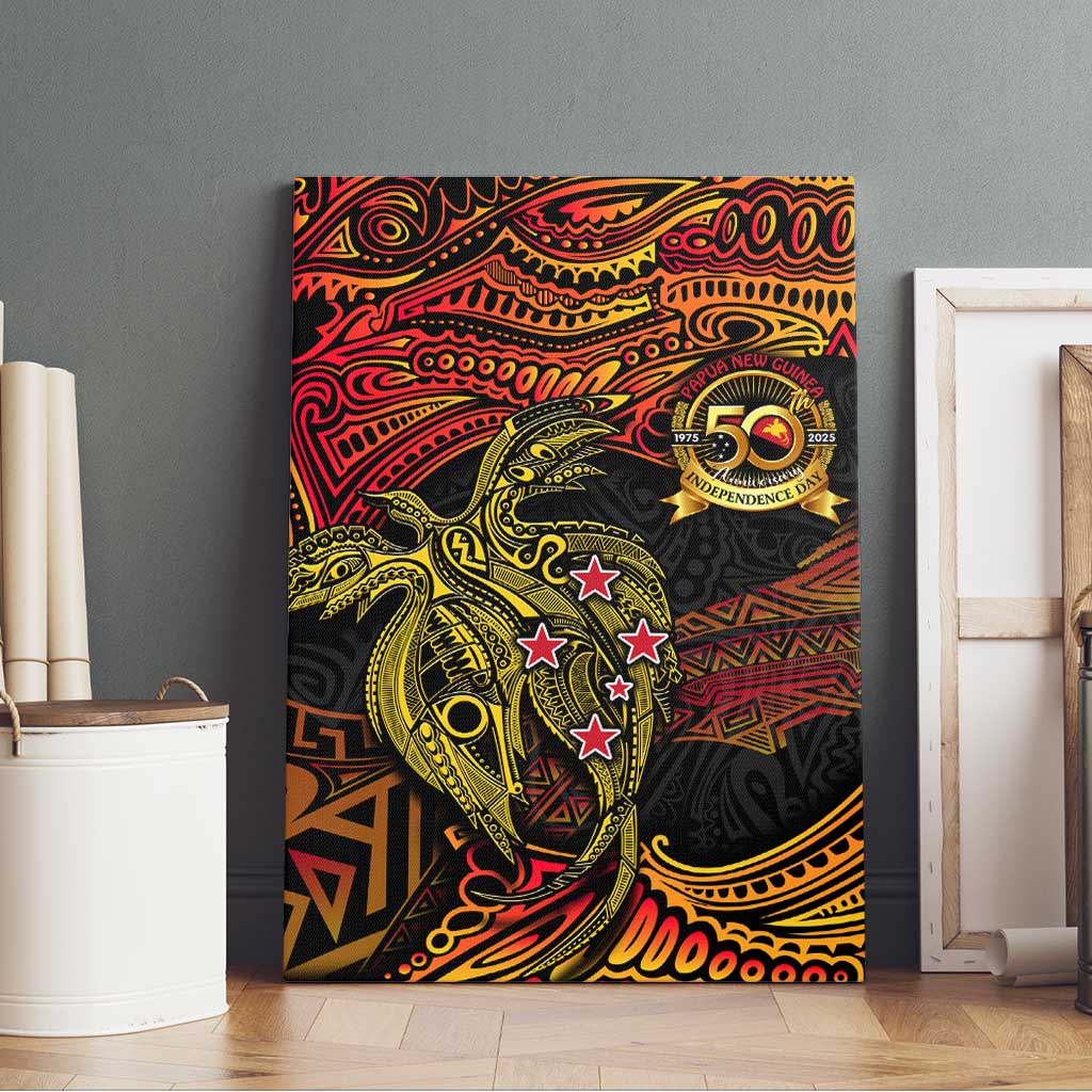 Papua New Guinea 50th Independence Day Canvas Wall Art Culture Spirit and Sovereignty