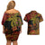 Papua New Guinea 50th Independence Day Couples Matching Off Shoulder Short Dress and Hawaiian Shirt Culture Spirit and Sovereignty