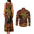 Papua New Guinea 50th Independence Day Couples Matching Tank Maxi Dress and Long Sleeve Button Shirt Culture Spirit and Sovereignty