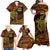 Papua New Guinea 50th Independence Day Family Matching Off Shoulder Maxi Dress and Hawaiian Shirt Culture Spirit and Sovereignty