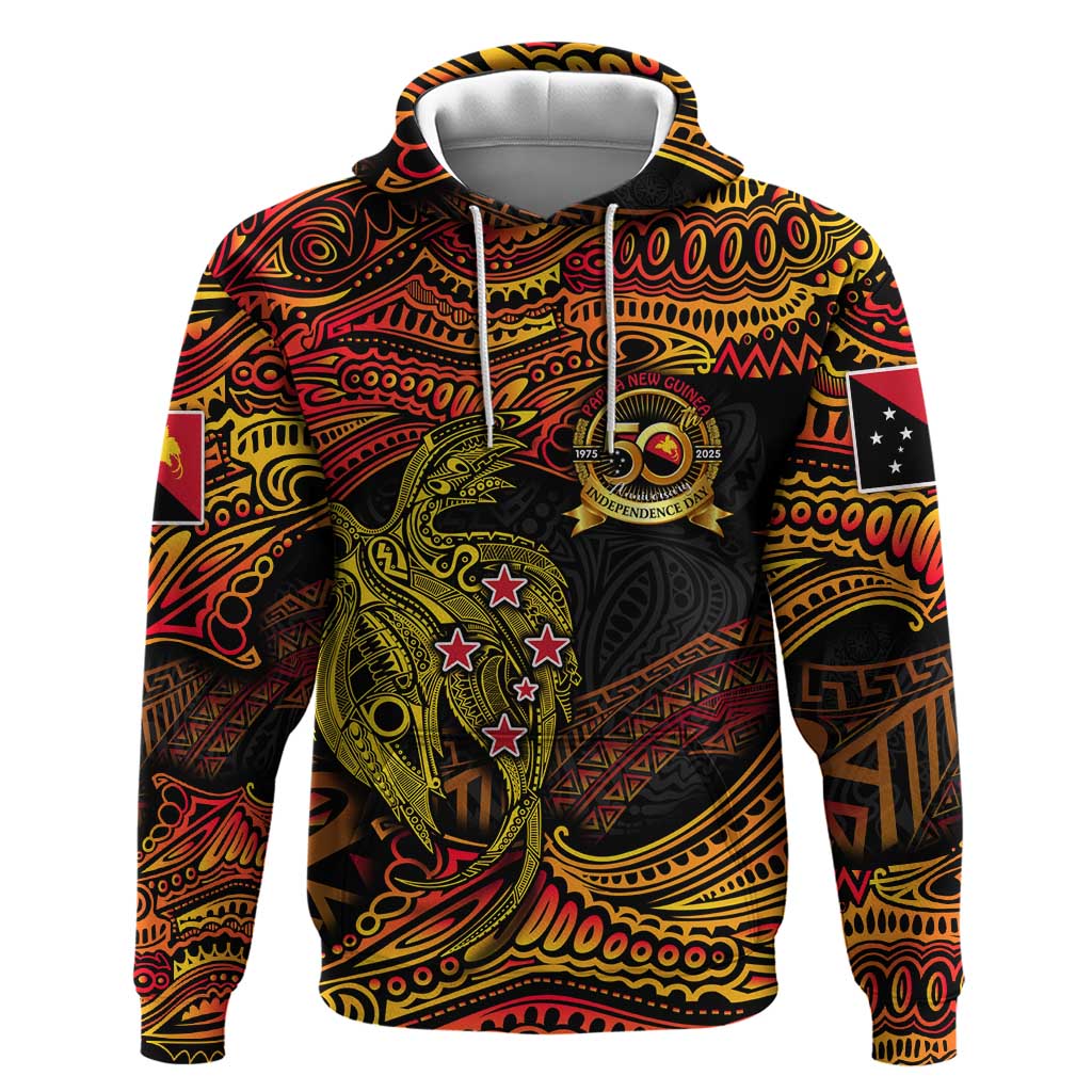 Papua New Guinea 50th Independence Day Hoodie Culture Spirit and Sovereignty