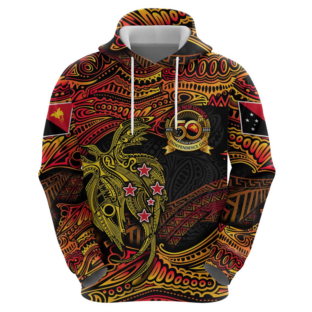 Papua New Guinea 50th Independence Day Hoodie Culture Spirit and Sovereignty