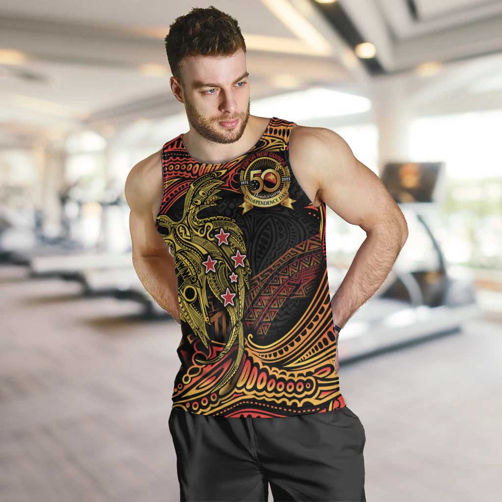 Papua New Guinea 50th Independence Day Men Tank Top Culture Spirit and Sovereignty