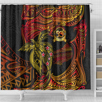 Papua New Guinea 50th Independence Day Shower Curtain Culture Spirit and Sovereignty