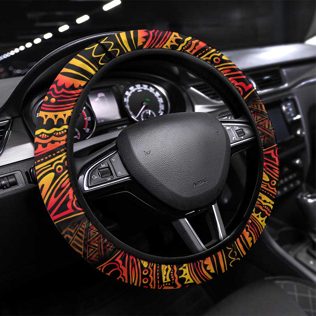Papua New Guinea 50th Independence Day Steering Wheel Cover Culture Spirit and Sovereignty