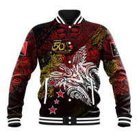 PNG 1975 - 2025 Baseball Jacket Papua New Guinea 50th Independence Anniversary