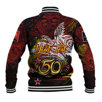 PNG 1975 - 2025 Baseball Jacket Papua New Guinea 50th Independence Anniversary