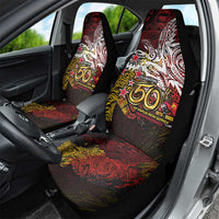 PNG 1975 - 2025 Car Seat Cover Papua New Guinea 50th Independence Anniversary