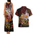 PNG 1975 - 2025 Couples Matching Tank Maxi Dress and Hawaiian Shirt Papua New Guinea 50th Independence Anniversary