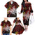PNG 1975 - 2025 Family Matching Off The Shoulder Long Sleeve Dress and Hawaiian Shirt Papua New Guinea 50th Independence Anniversary