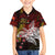 PNG 1975 - 2025 Family Matching Off The Shoulder Long Sleeve Dress and Hawaiian Shirt Papua New Guinea 50th Independence Anniversary