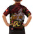 PNG 1975 - 2025 Family Matching Off Shoulder Short Dress and Hawaiian Shirt Papua New Guinea 50th Independence Anniversary